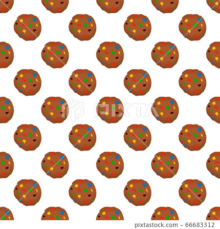 Illustration on theme big set identical biscuit, Illustration on theme big set identical biscuit, 66683312