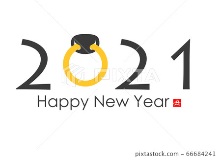 2021 New Year's card 66684241