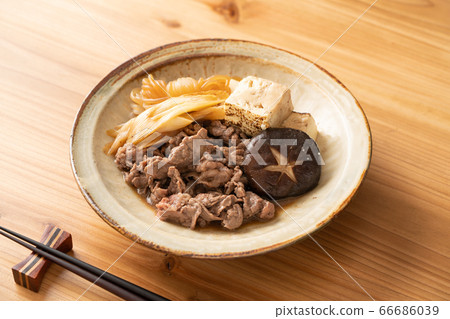 meat and tofu meat and tofu 66686039