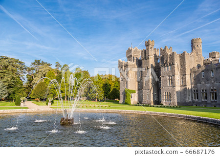 Ashford Castle. A medieval castle built in 1228. 66687176
