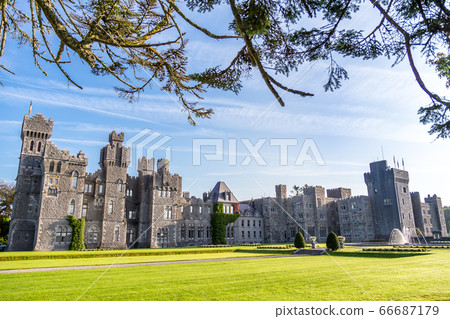 Ashford Castle. A medieval castle built in 1228. 66687179