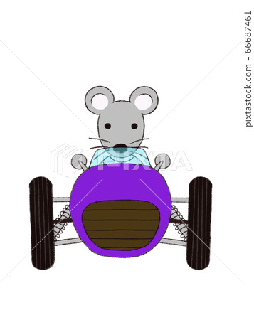 Mouse & Racing Car Purple Mouse & Racing Car Purple 66687461