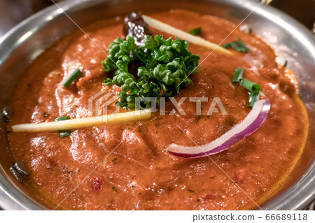 Mutton masala indian curry mutton curry indian food close up horizontal position Mutton masala indian curry mutton curry indian food close up horizontal position 66689118