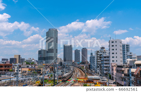 日本東京城市景觀，可欣賞東核心Hikifune Nibankan美景 66692561