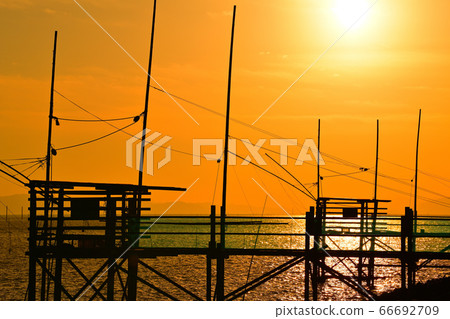 Yanagawa City Ariake Sea Evening View Yanagawa City Ariake Sea Evening View 66692709