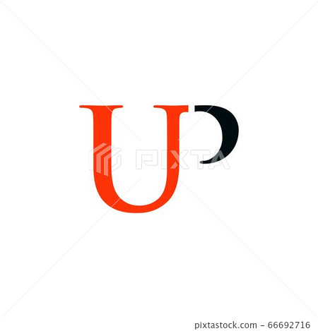 Creative Letter up typography logo 66692716
