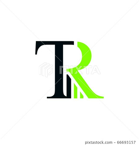 Letter Tr Business And Finance Logo 插圖素材 圖庫