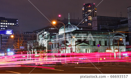 大阪中之島日本銀行大阪分行汽車尾燈光跡 大阪中之島日本銀行大阪分行汽車尾燈光跡 66693557