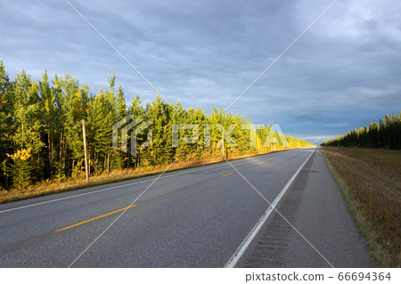 阿拉斯加高速公路黃昏 阿拉斯加高速公路黃昏 66694364