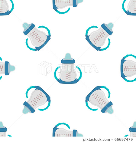 kit baby milk in clear bottle with rubber pacifier kit baby milk in clear bottle with rubber pacifier 66697479