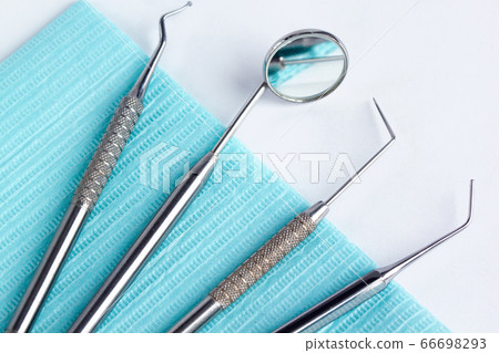 Group of dental tools for the treatment of teeth. 66698293