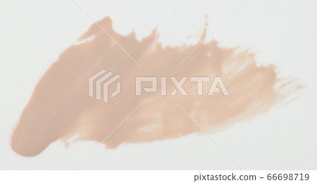 Brown paint stain isolated 66698719