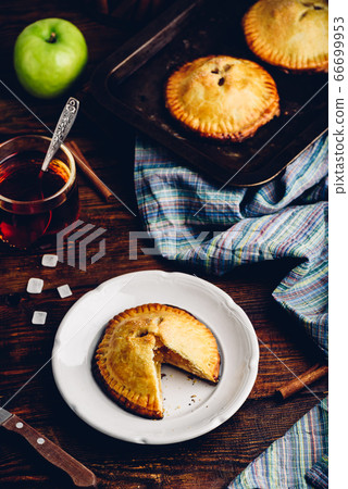 Homemade apple mini pies 66699953