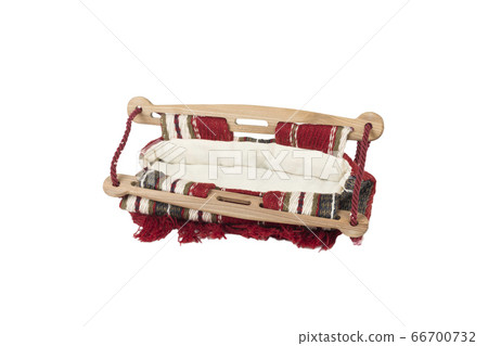 Nice handmade boho bag with wooden handles. 66700732