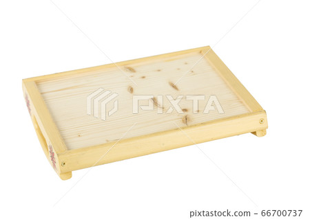 Wooden breakfast tray inverted upside down. 66700737
