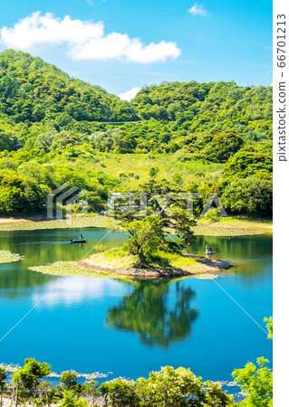 Tottori Sand Dunes Tadagaike Pond Early Summer Scenery 66701213