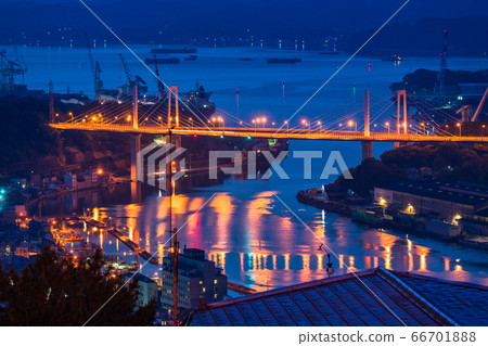 《廣島縣》尾道黎明前的善光寺天文台 《廣島縣》尾道黎明前的善光寺天文台 66701888