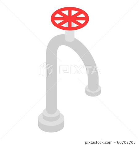 Water tap icon, isometric style 66702703