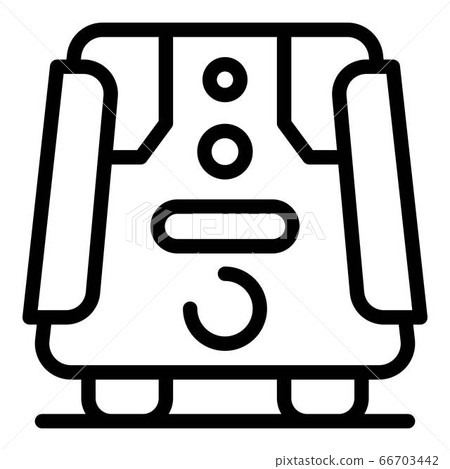 Room air purifier icon, outline style 66703442