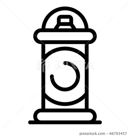 Barber shaving foam icon, outline style Barber shaving foam icon, outline style 66703457
