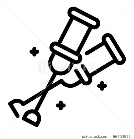 Prosthesis icon, outline style 66703931