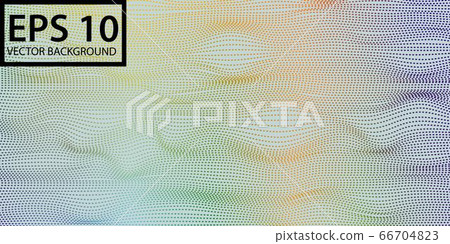 Geometric multicolored bulbs and dot mesh gradient Background vector Geometric multicolored bulbs and dot mesh gradient Background vector 66704823