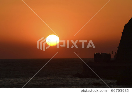 北海道新勝府町周邊廢日高本線的夜景 66705985