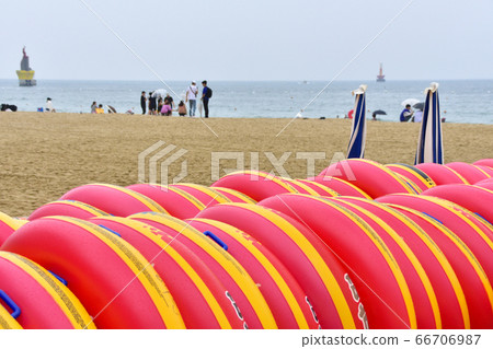 Scenery of Haeundae beach 66706987