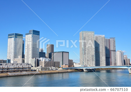 Toyosu and Harumi scenery Toyosu and Harumi scenery 66707510