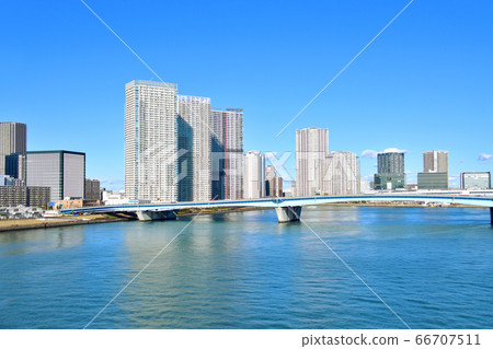 Toyosu and Harumi scenery Toyosu and Harumi scenery 66707511
