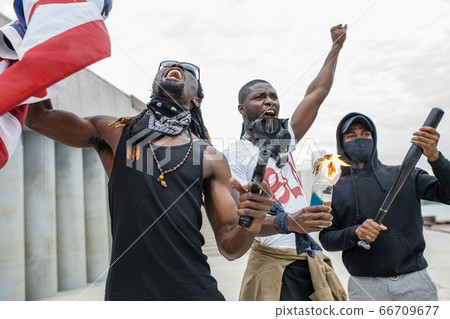 black people tired of keeping silence, they want justice in USA 66709677