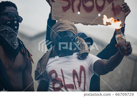 wave of violent fury of black people erupts across USA 66709729