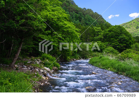 木曾町山和河木曾川 66709989