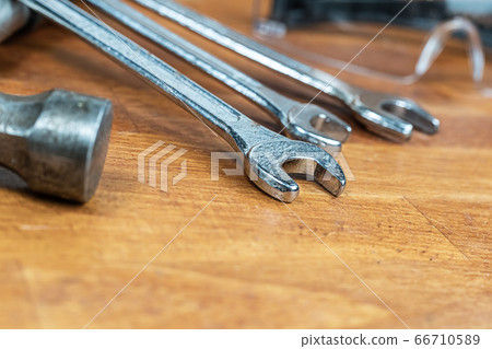 set of tools for building a hammer and a set of 66710589