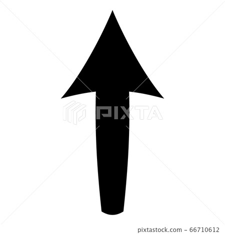 Arrow straight symbol icon. - Stock Illustration [66710612] - PIXTA