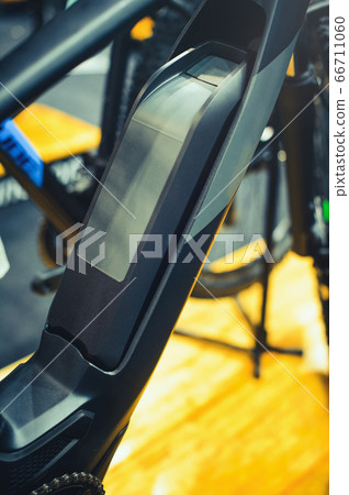 installed electric bicycle battery installed electric bicycle battery 66711060