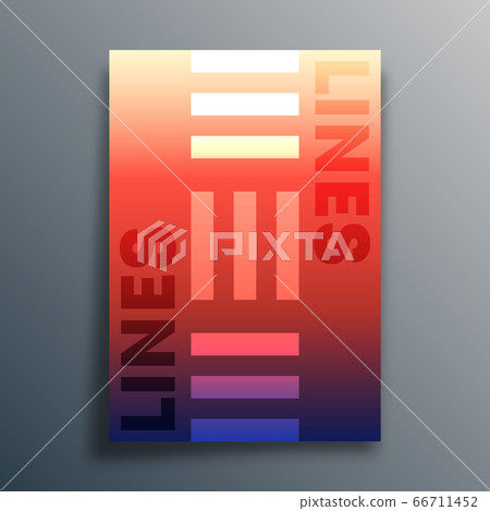 Cover template with lines for flyer, poster, brochure, typography or other printing products. Vector illustration Cover template with lines for flyer, poster, brochure, typography or other printing products. Vector illustration 66711452