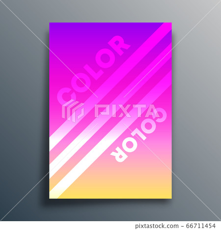 Cover template with lines for flyer, poster, brochure, typography or other printing products. Vector illustration Cover template with lines for flyer, poster, brochure, typography or other printing products. Vector illustration 66711454