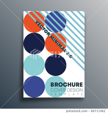 Bauhaus retro geometric shapes design for flyer, poster, brochure cover, typography or other printing products. Vector illustration 66711462