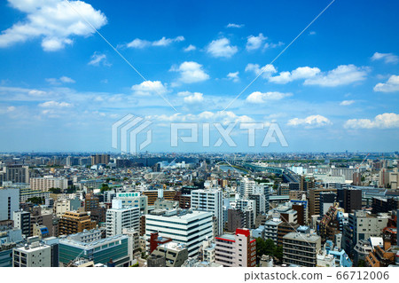 We look at the cityscape for the north north Pia Eko junction junction 66712006