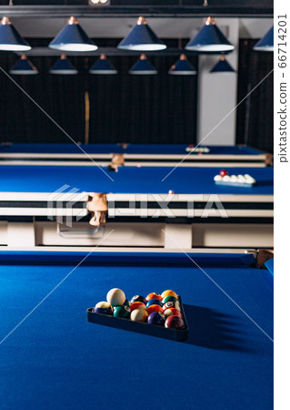 billiards blue table balls cue game sport billiards blue table balls cue game sport 66714201