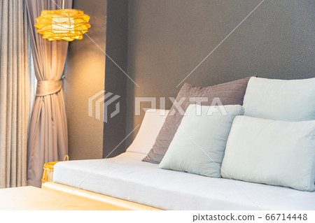 Pillow on sofa decoration interior Pillow on sofa decoration interior 66714448