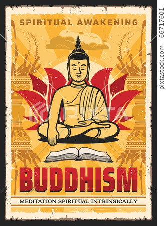 Buddhism religion, Buddha in lotus meditation Buddhism religion, Buddha in lotus meditation 66717601