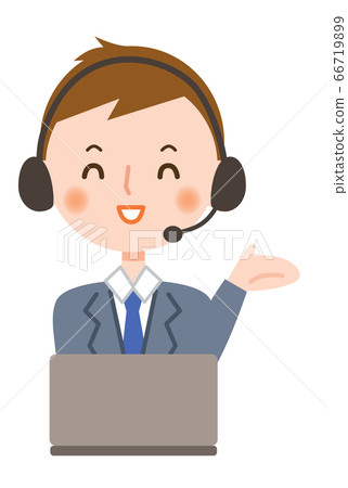 Operator explaining - Stock Illustration [66719899] - PIXTA