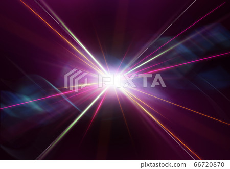 發光的同步加速器輻射和輻射抽像圖形 66720870