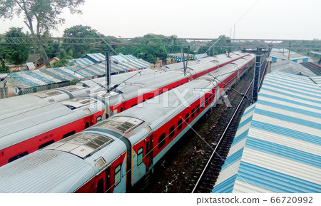 Indian Railways Coaches converted into quarantine/isolation wards for corona virus patients. Indian Railways Coaches converted into quarantine/isolation wards for corona virus patients. 66720992