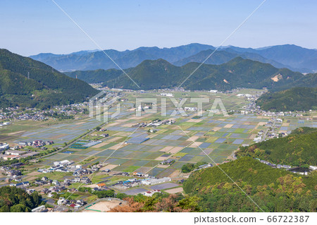 Kasuga Town, Tamba City, overlooking the ruins of Kuroi Castle 66722387