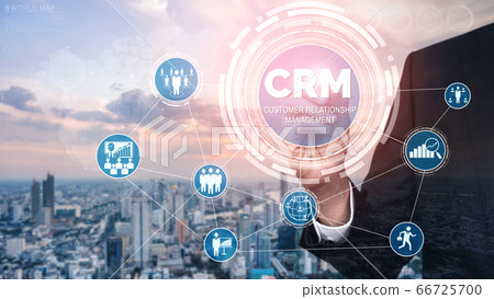 CRM Customer Relationship Management for business 66725700