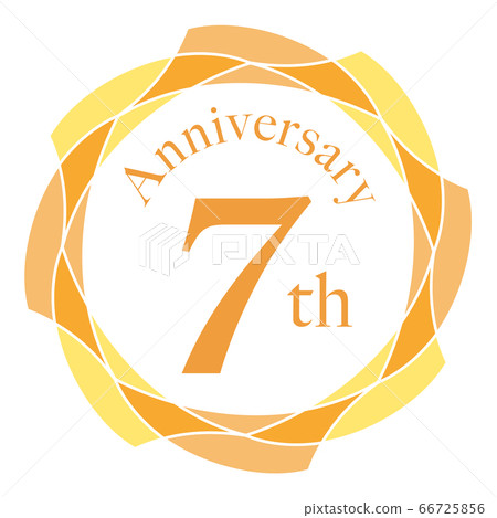 7th anniversary mark 7th anniversary mark 66725856