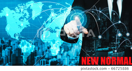 New normal concept effected by COVID 19 New normal concept effected by COVID 19 66725886